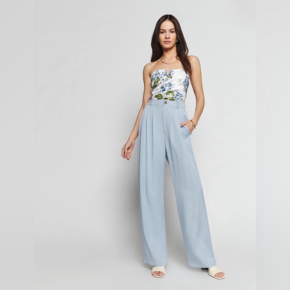 Reformation Mason Pants - Blue in Size 2